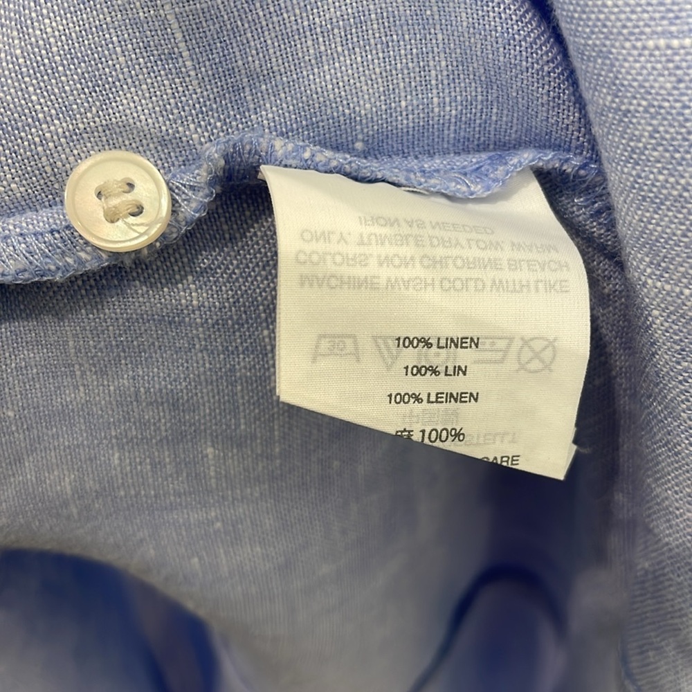 Jcrew Baird McNutt Irish linen shirt women - Picture 8 of 8